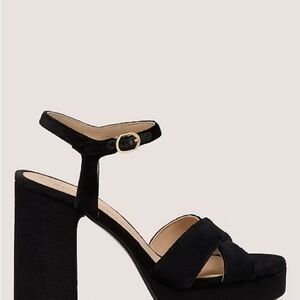 Stuart Weitzman Platform Suede Heels